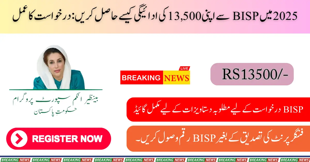 Guide 8171 to Receiving Your 13,500 BISP Payment in 2025: Complete Application Process