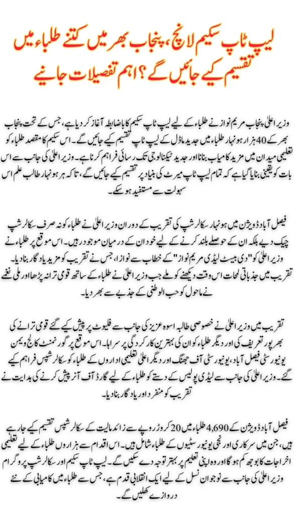 CM Free Laptop Scheme: Find Out How Many Students Will Benefit Across Punjab