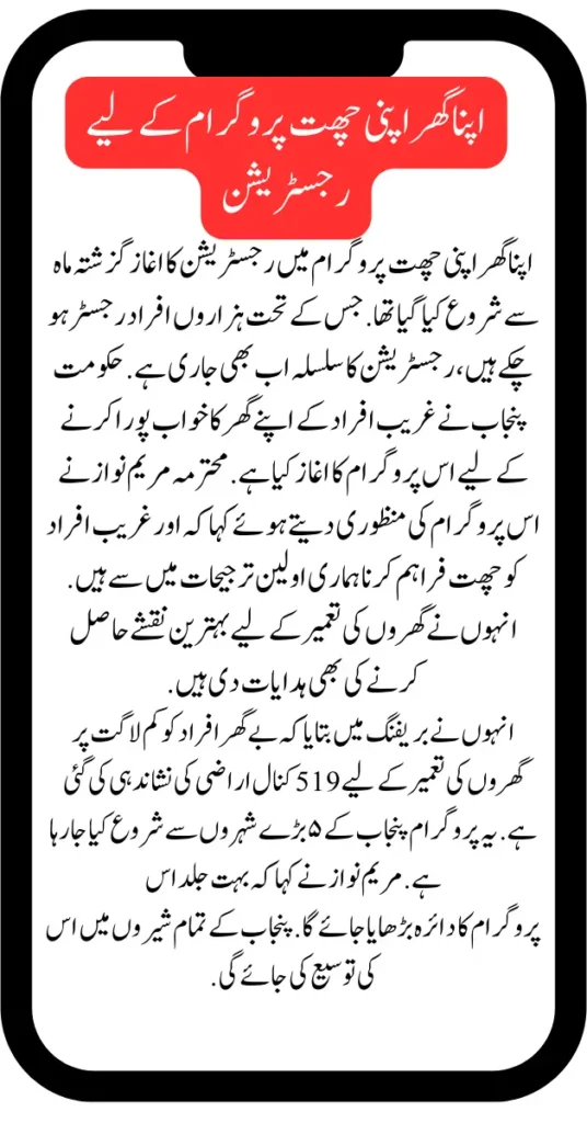 Apna Ghar Apni Chhat Program Was Inaugurated on 14 August 2025