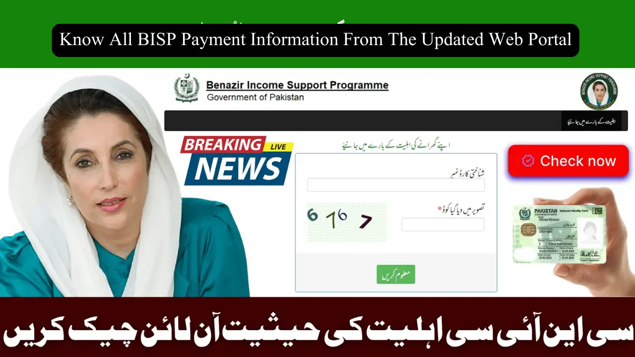 Know All BISP Payment Information From The Updated Web Portal