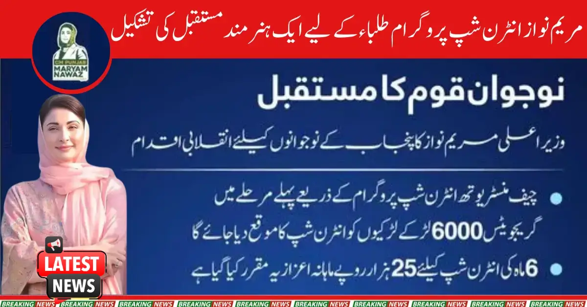 Maryam Nawaz Internship Program Creating a Skilled Future for Students 2025