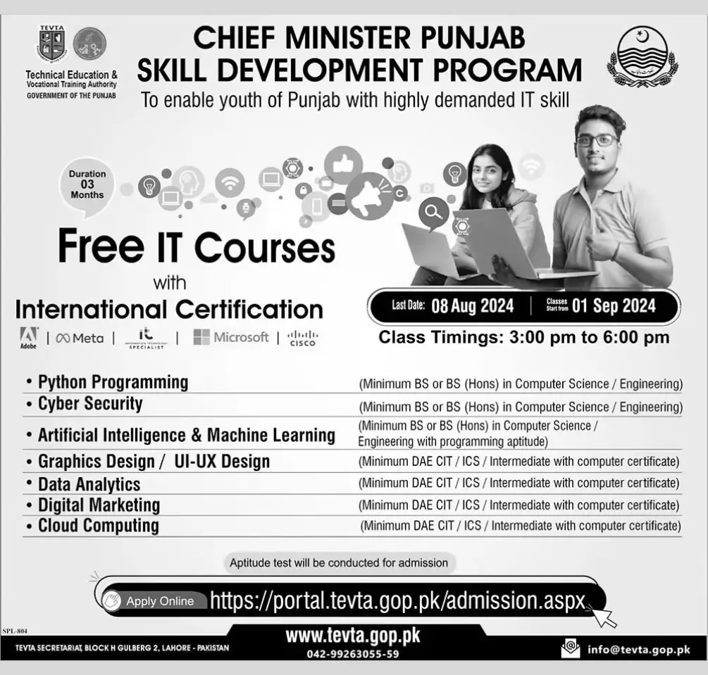 Punjab Youth: Access Free IT Courses Worth Up to $400 – Here's How