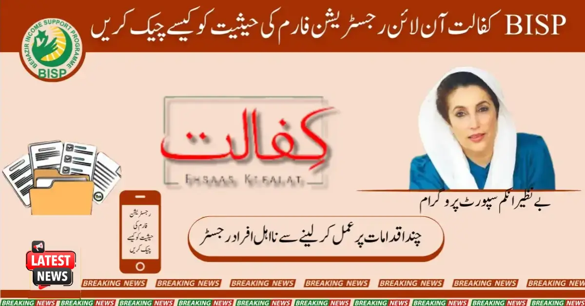 Simple Guide: Check Your BISP Kafalat Registration Status Online