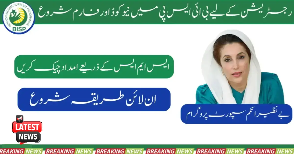 Big New Form For Registration In BISP Started