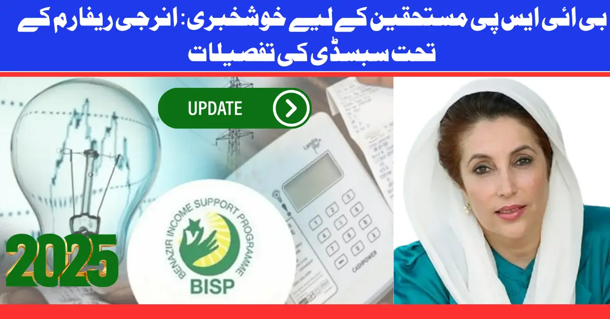 New 2025 Energy Plan Offers Electricity and Gas Relief for BISP Beneficiaries