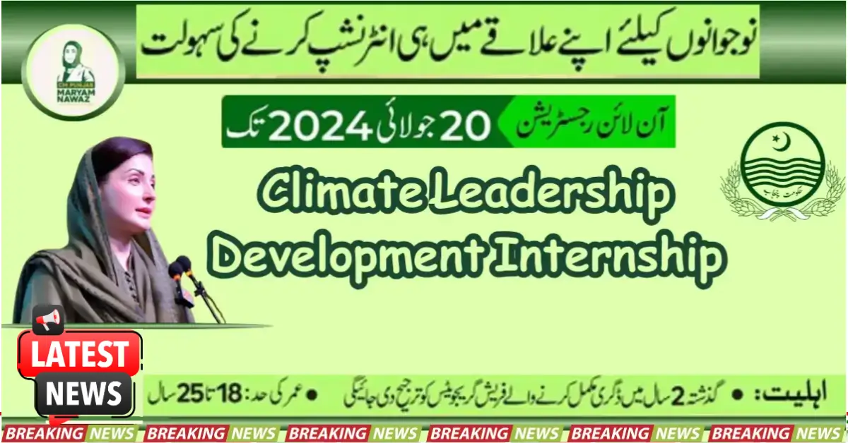 Registration Deadline For Internship Climate Leadership