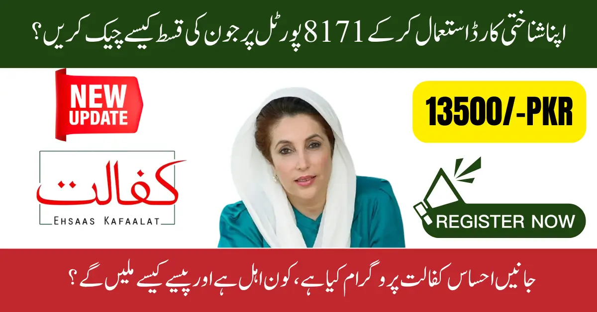 How to Verify 2025 Ehsaas Quarterly Payment via CNIC on the 8171 Portal