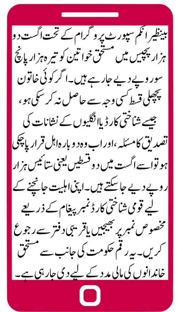 How to Verify Your BISP 8171 August Payment of 13,500 on the Portal Eligibility, Registration & Payment Date