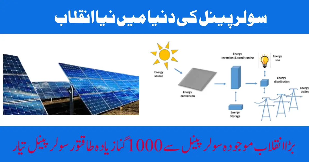 New Solar Panels are 1000x more Powerful with a big Tech Breakthrough