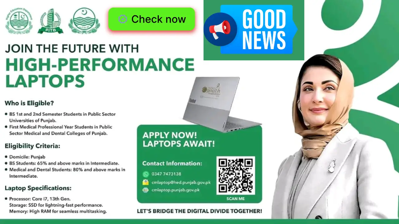 CM Punjab Laptop Scheme 2025 Complete Guide for Students Registration and Benefits