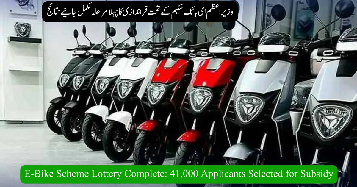 E-Bike Scheme Lottery Complete: 41,000 Applicants Selected for Subsidy