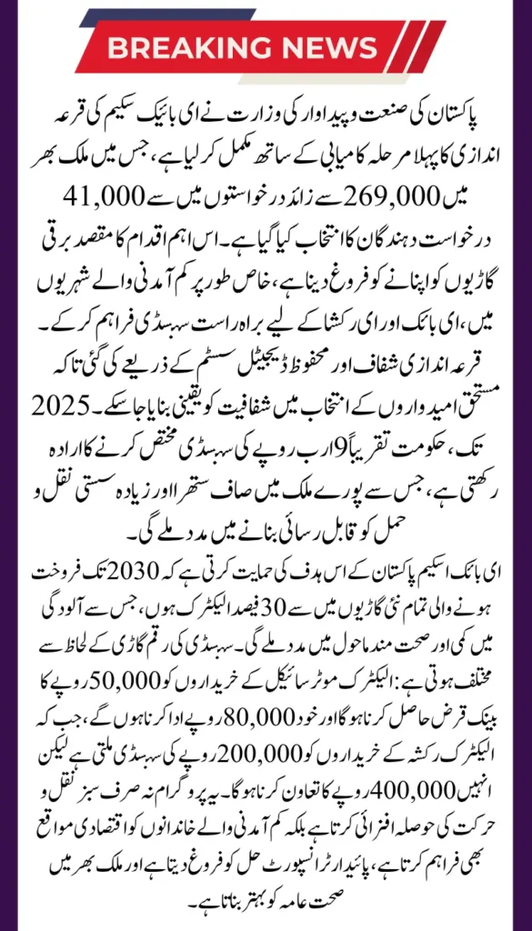 E-Bike Scheme Lottery Complete: 41,000 Applicants Selected for Subsidy