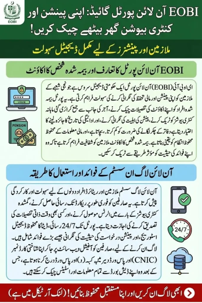 EOBI Online Portal How to Access Your Account and Check Pension Status